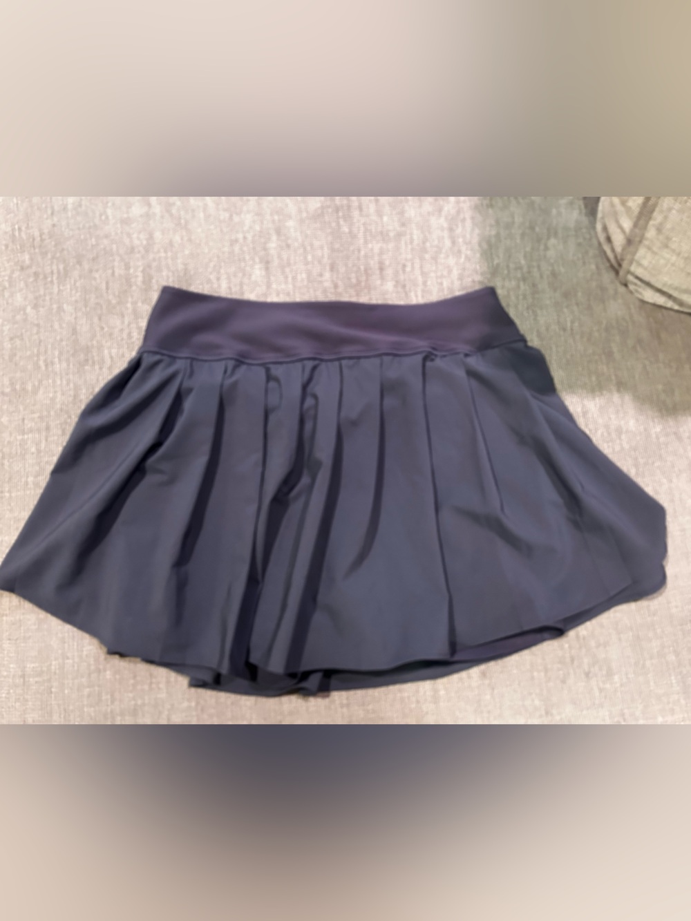 Women's Navy Pleated Skort